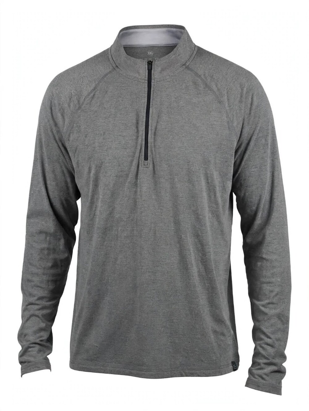 Free Fly Pullover Mens 2XL XXL Gray Performance Bamboo Quarter 1/4 Zip Flex